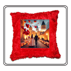 Customized Square Fur Cushion – Add a Personal Touch to Comfort & Gifting