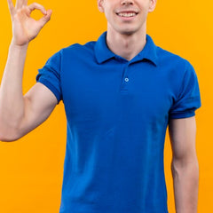 Blue Premium Polo Collar T-Shirts