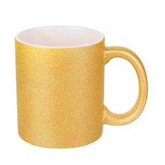 Customized Corporate Mugs – Elevate Your Brand with Every Sip - Golden Glitter Mug