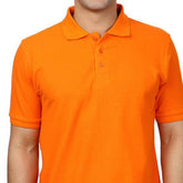 Premium Collar Polo Orange T-Shirt