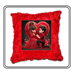 Customized Square Fur Cushion – Add a Personal Touch to Comfort & Gifting