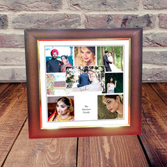 Romantic Square LED Frame with Custom Photo