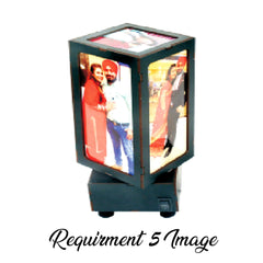 LED Moving Display Lamp – Personalized Gift (Required 5 Images)