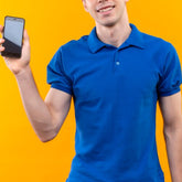 Blue Premium Polo Collar T-Shirts