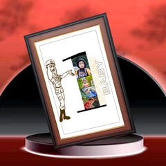 Baby Photo Collage – HD Printed on Wooden Frame