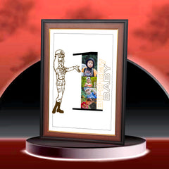 Baby Photo Collage – HD Printed on Wooden Frame