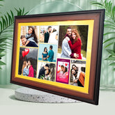 Custom Collage Photo Frame – Wooden Finish