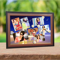 HD Printed Golden Memories Frame – Wooden Finish