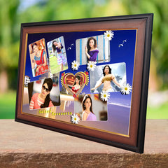 HD Printed Golden Memories Frame – Wooden Finish