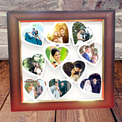 Love Theme LED Square Photo Frame