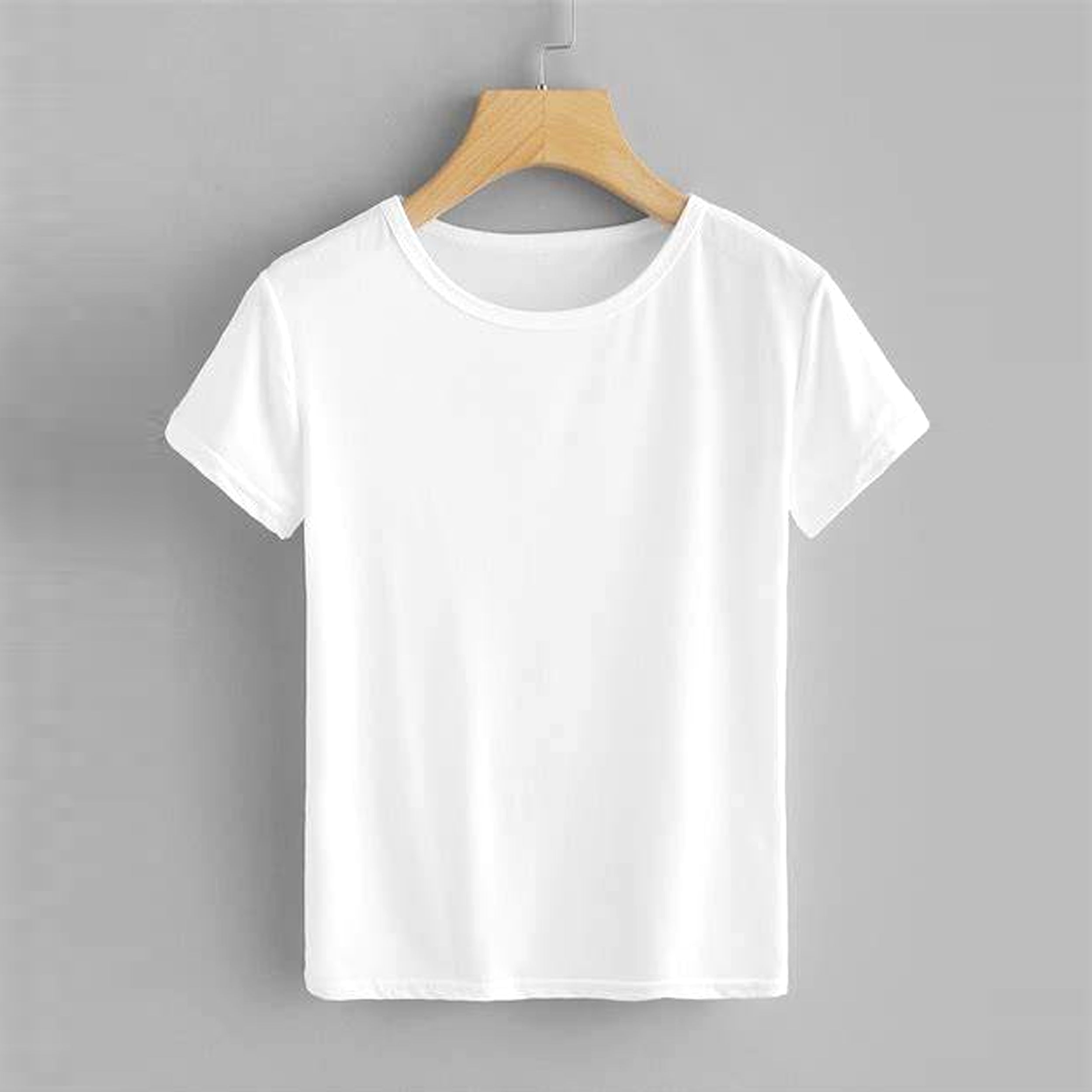 Customized Round Neck Poly T-shirt with Photo