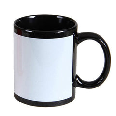 Customized Corporate Mugs – Elevate Your Brand with Every Sip- promotional black patch mug