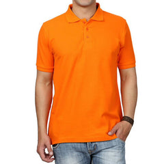 Premium Collar Polo Orange T-Shirt