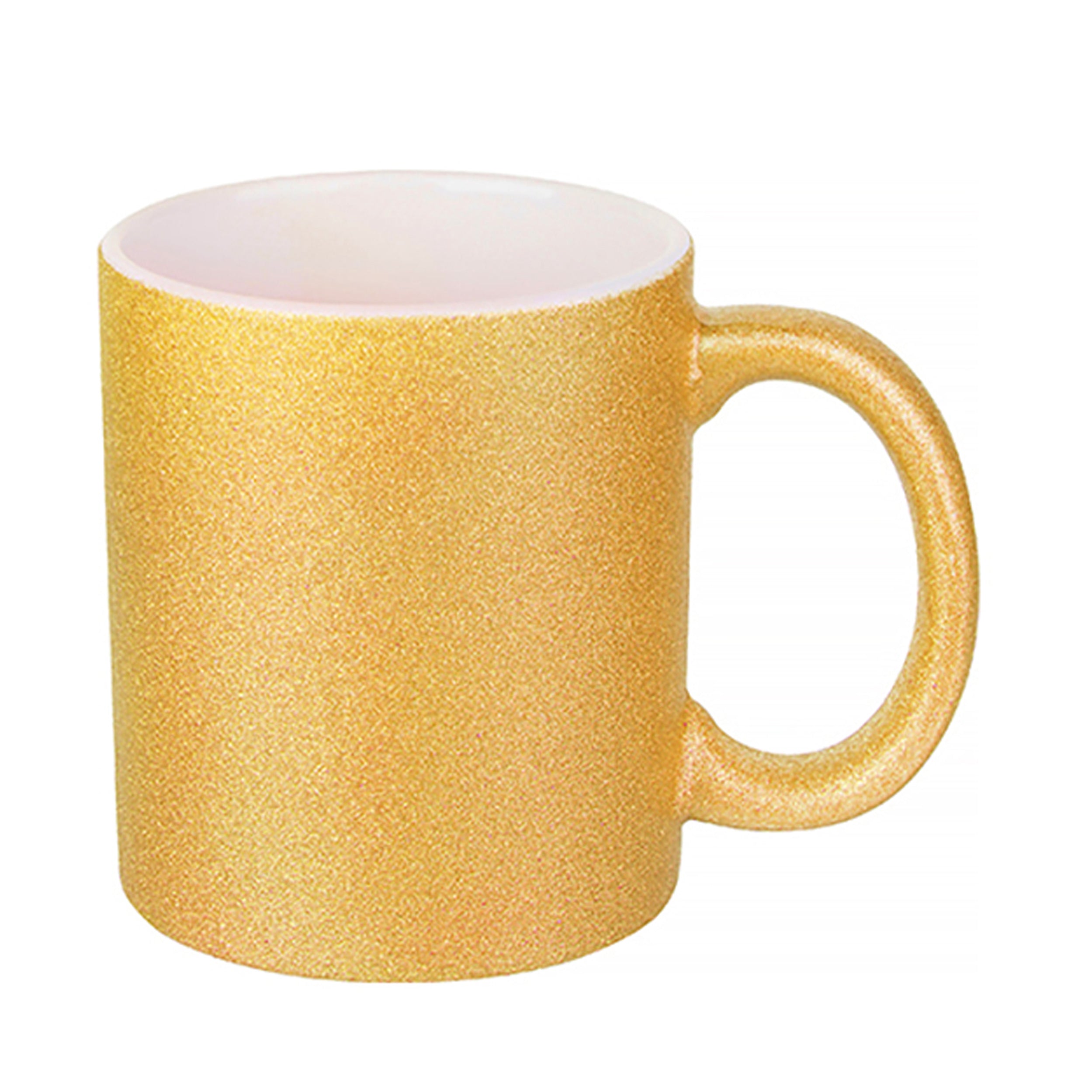 Customized Corporate Mugs – Elevate Your Brand with Every Sip - Golden Glitter Mug