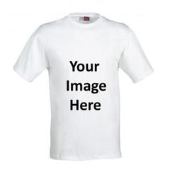 Customized Round Neck Poly T-shirt with Photo