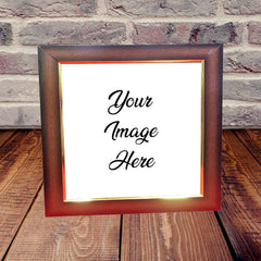 Personalized Square LED Photo Frame with 9 Photos