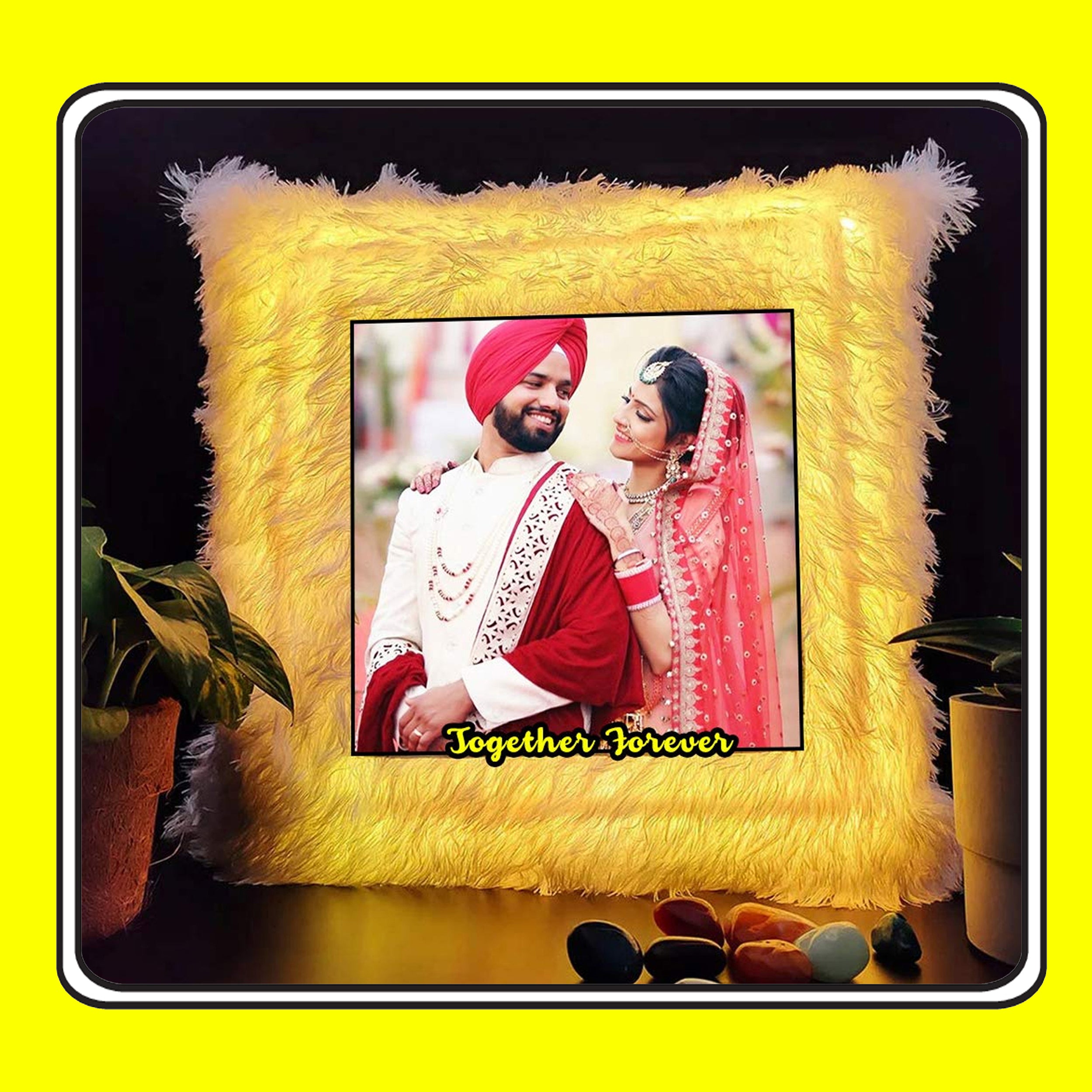 Personalized LED Cushion – Light Up Comfort & Memories