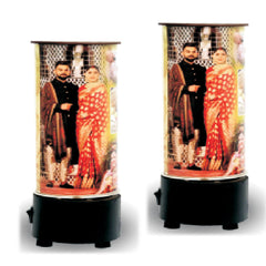 360° Rotating Round LED Lamp – MDF