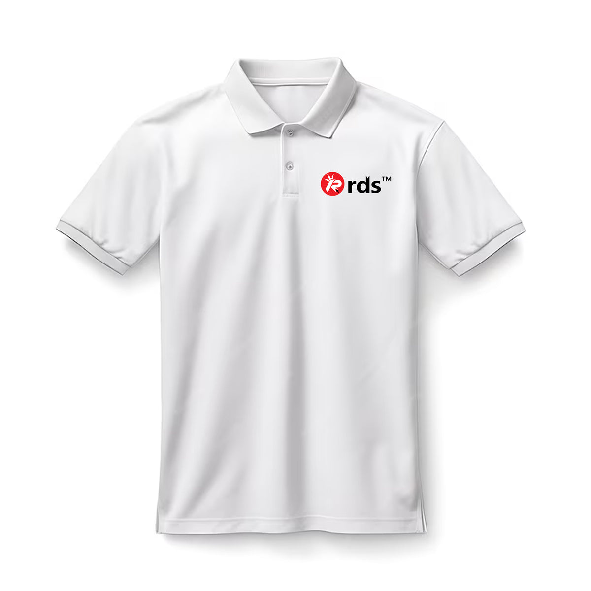Premium Collar Polo T-Shirt--White