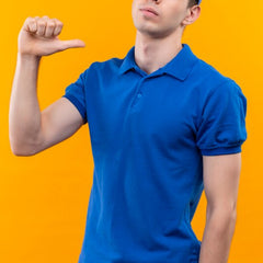 Blue Premium Polo Collar T-Shirts