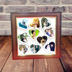 Love Theme LED Square Photo Frame