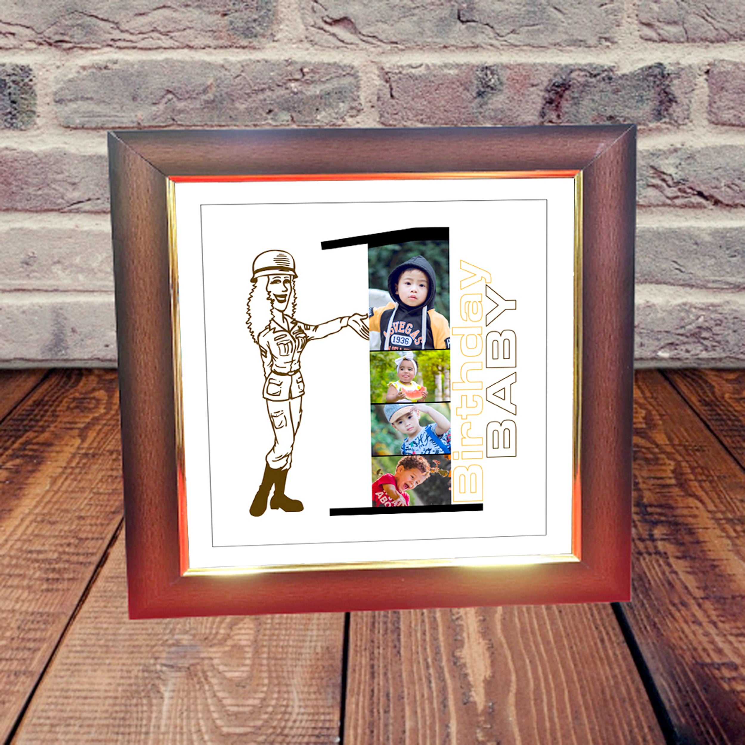 Custom HD Square LED Light Photo Frame