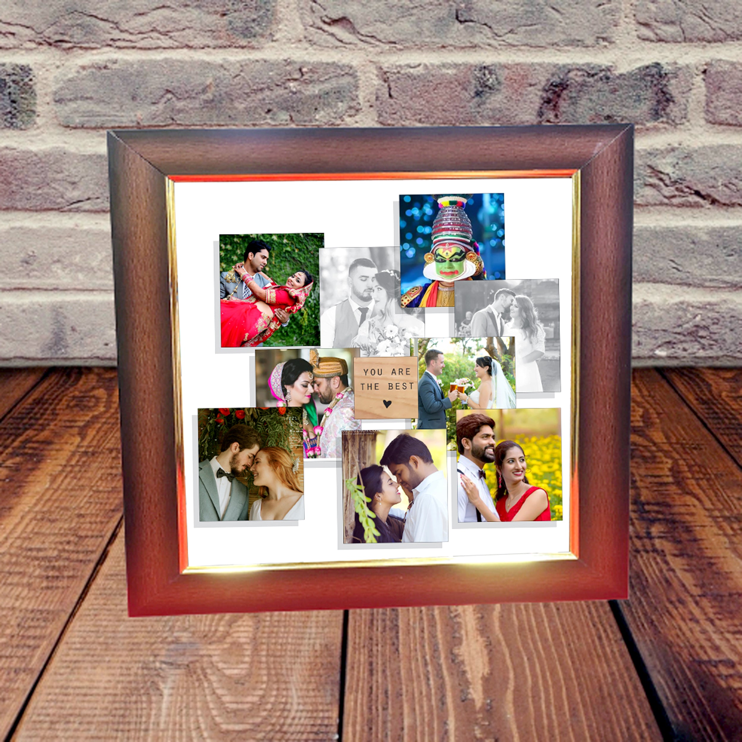 Premium Square Light-Up Photo Frame