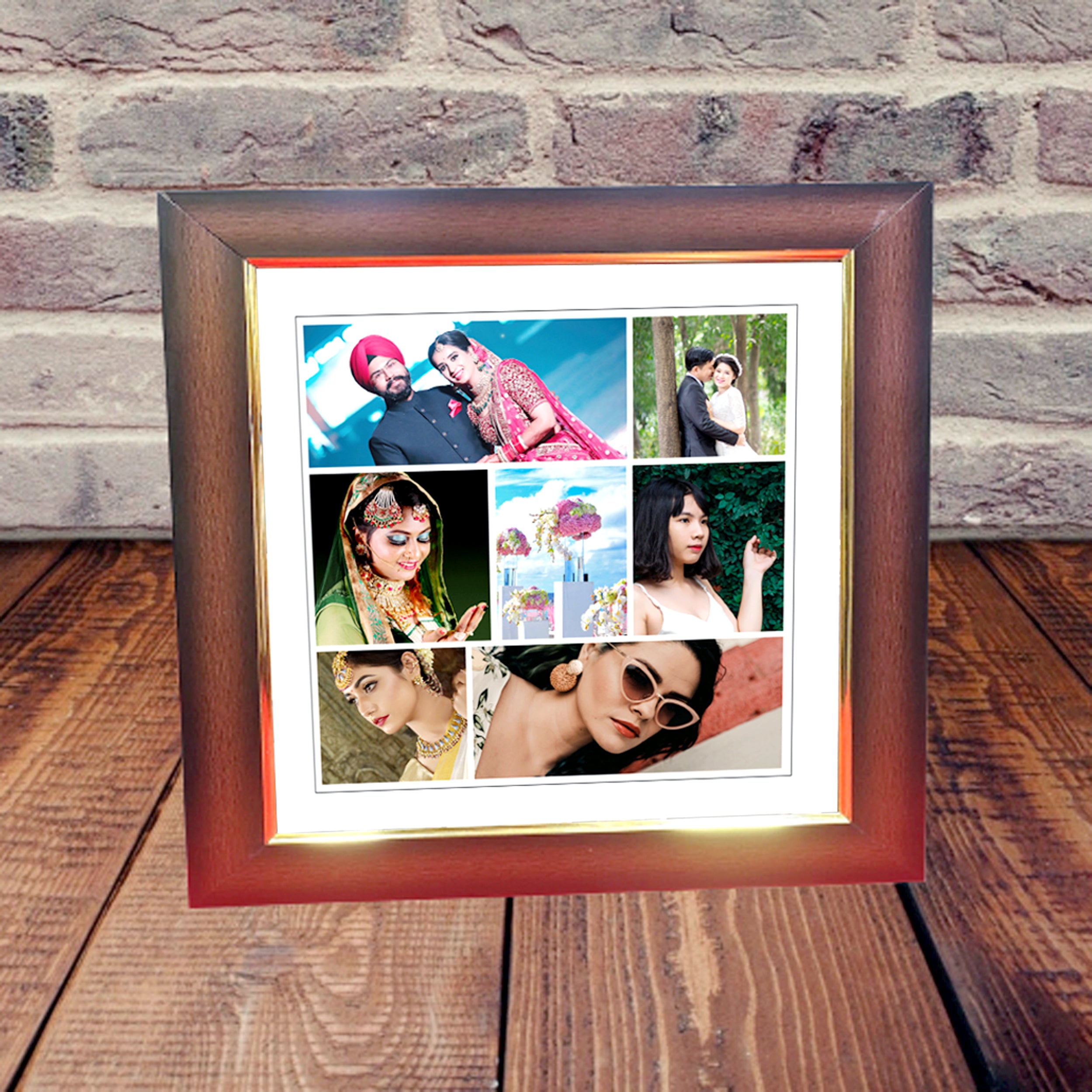 Glowing Square LED Picture Frame
