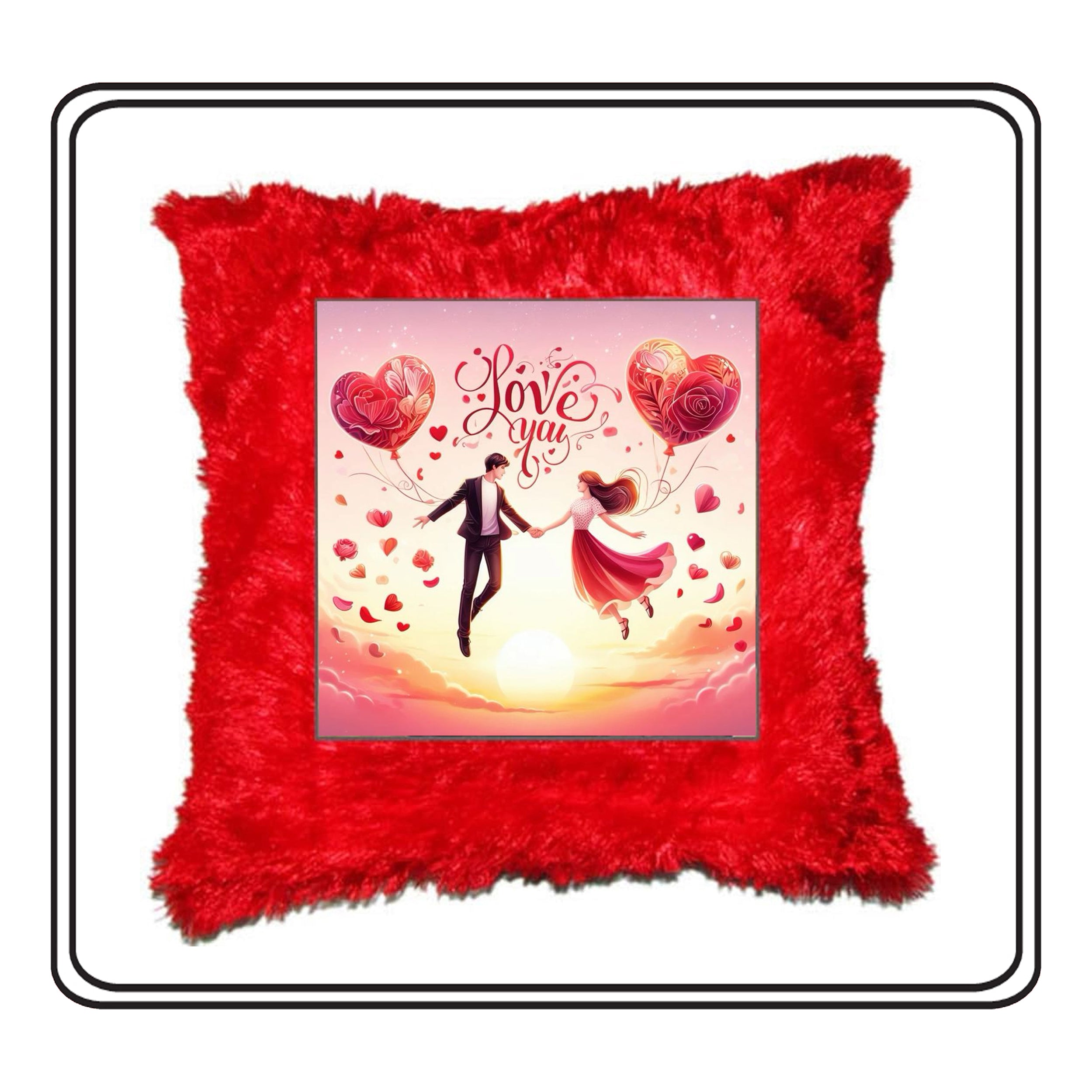 Customized Square Fur Cushion – Add a Personal Touch to Comfort & Gifting