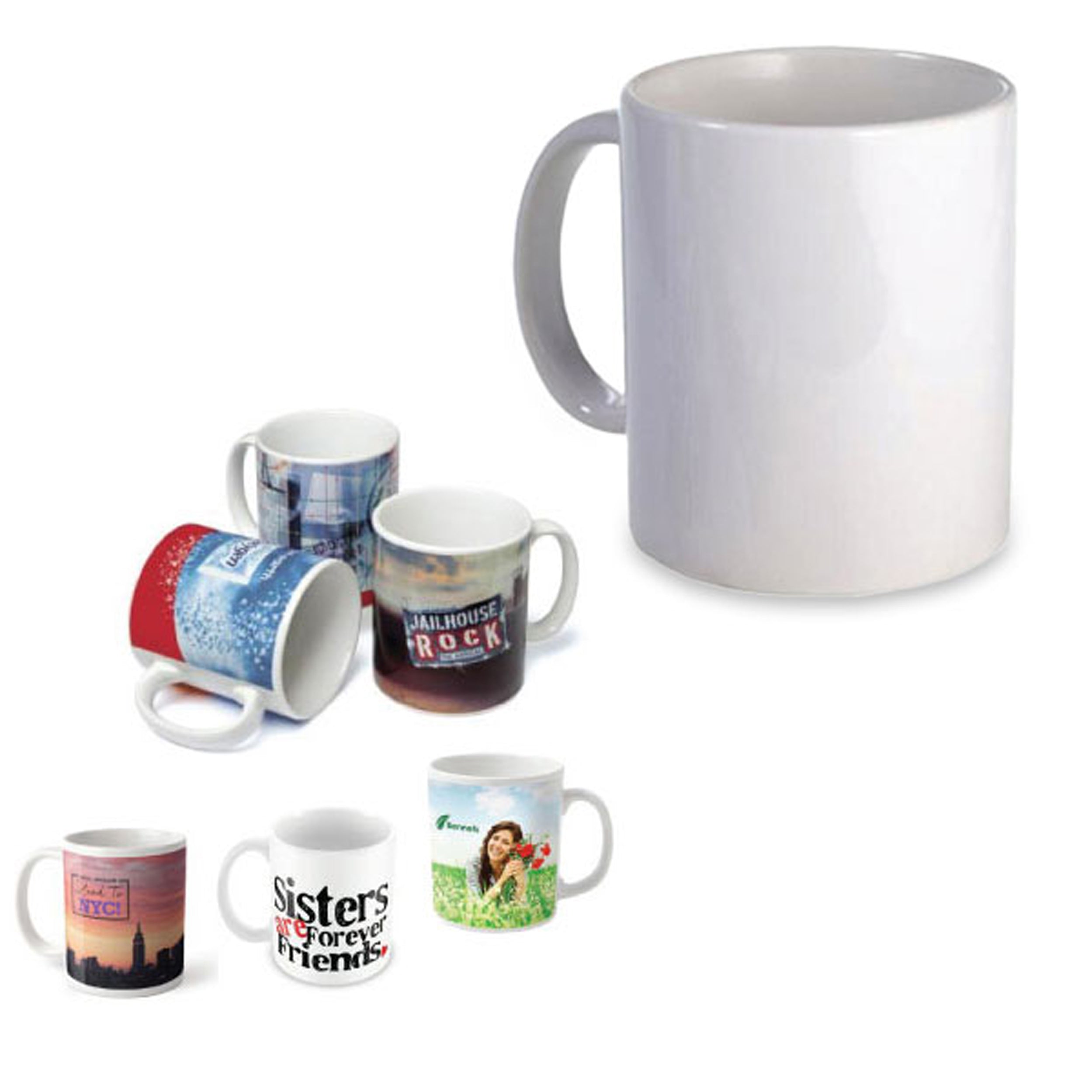 Customized Corporate Mugs – Elevate Your Brand with Every Sip - Promotional white mug