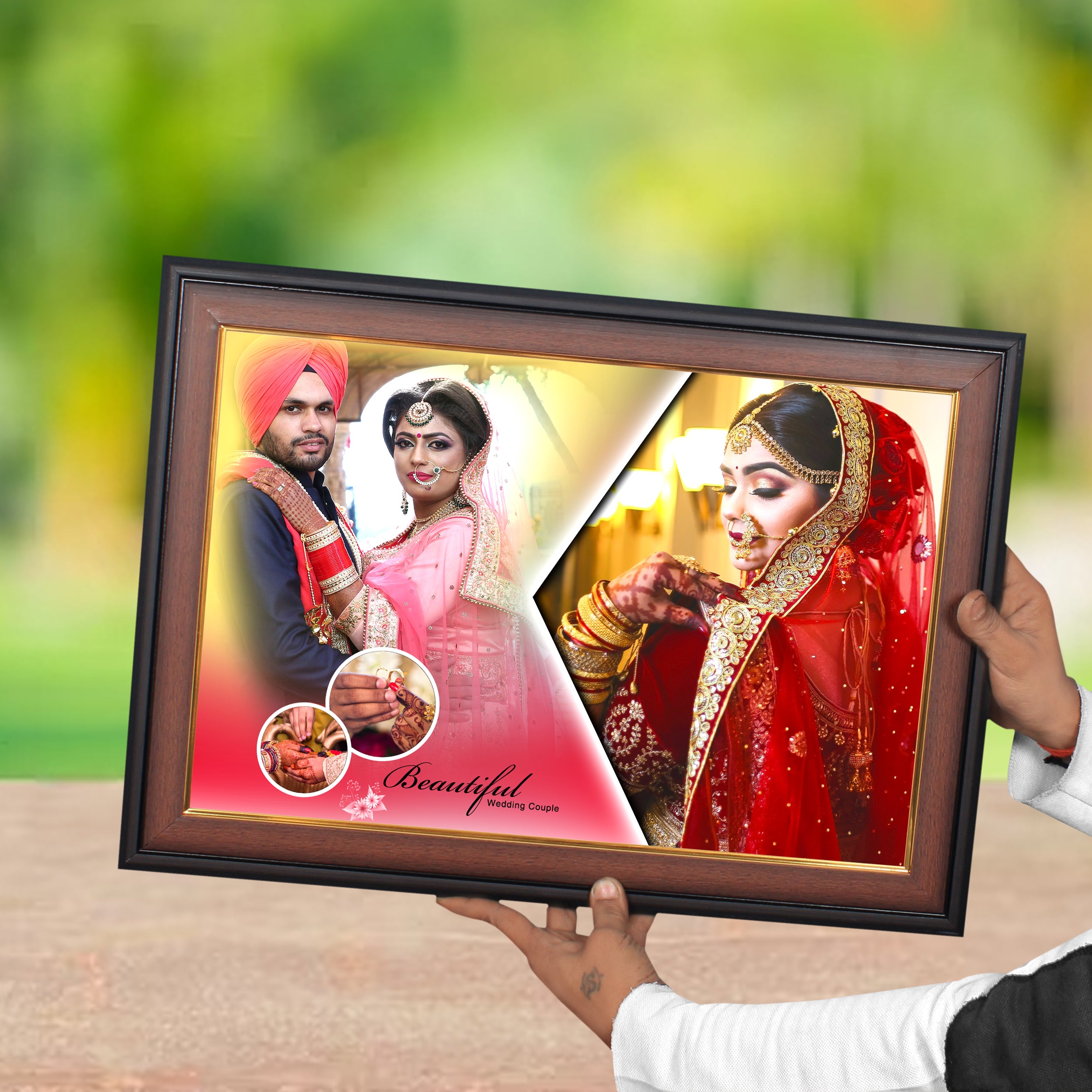 Beautiful Wedding Memories Photo Collage Frame