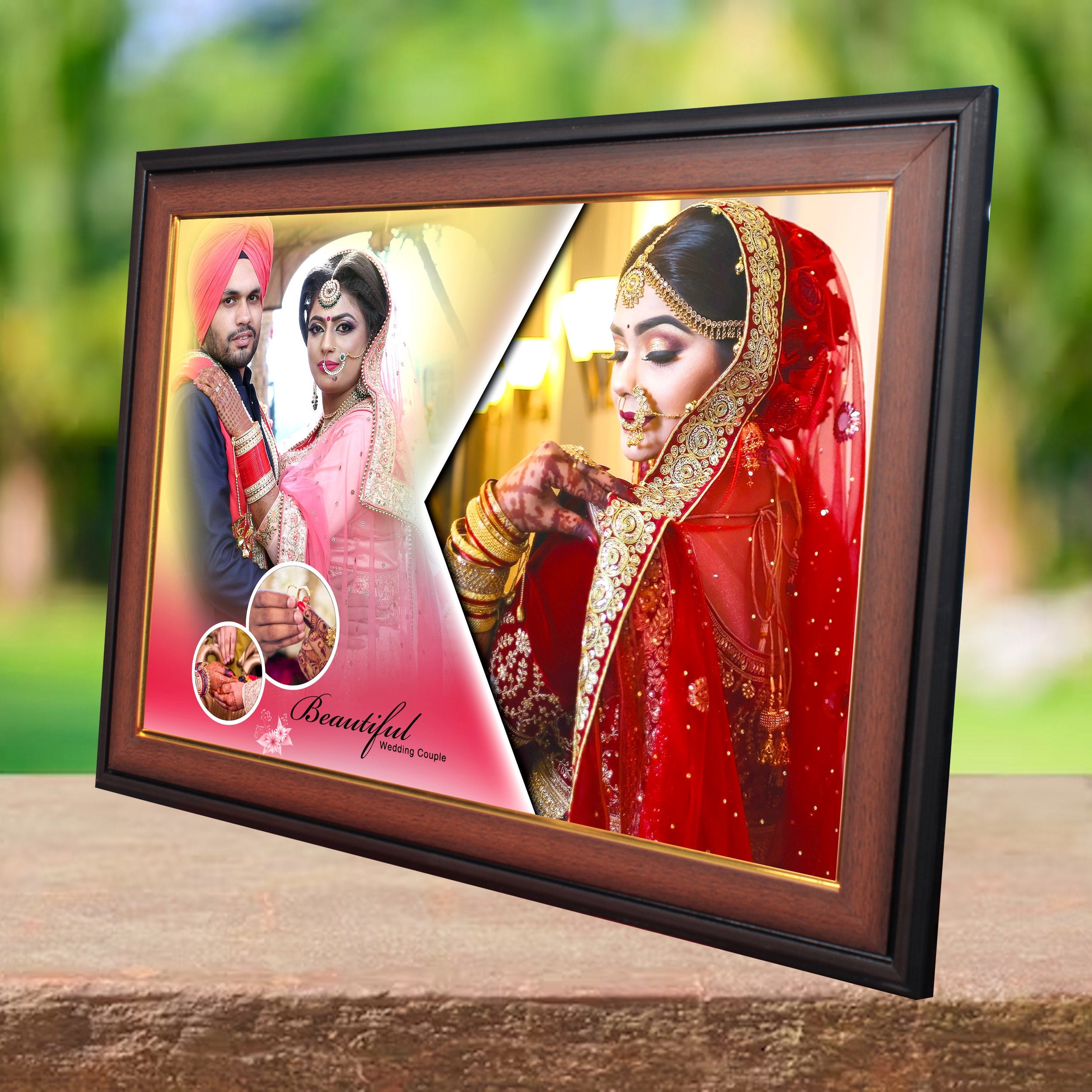Beautiful Wedding Memories Photo Collage Frame