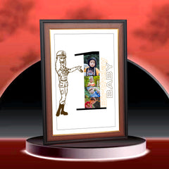 Baby Photo Collage – HD Printed on Wooden Frame