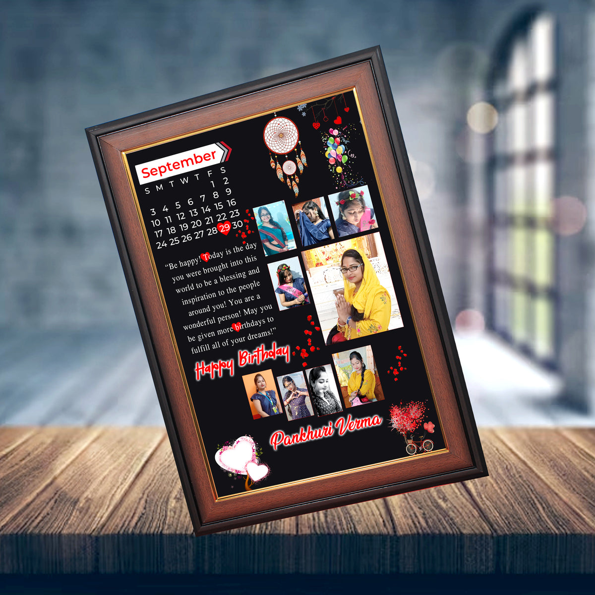 Birthday Memories Collage Frame – HD Printed
