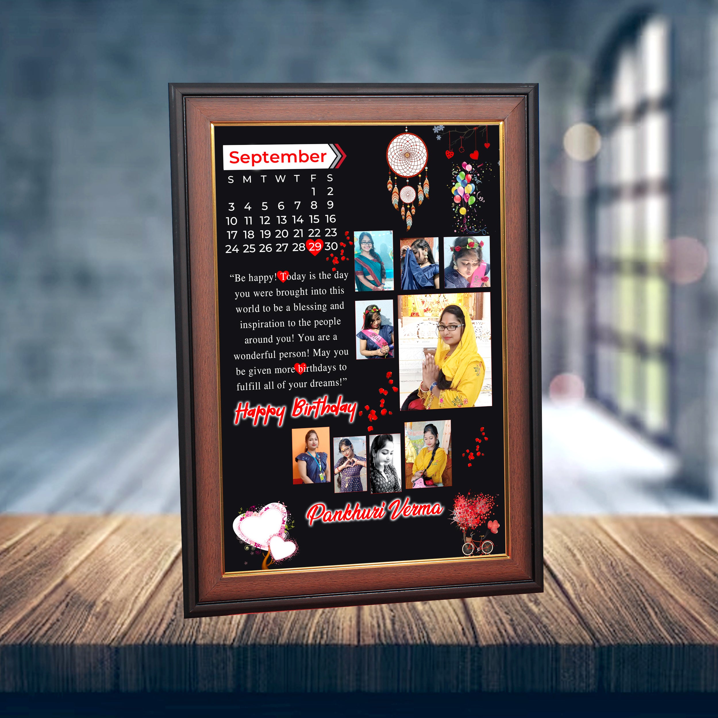 Birthday Memories Collage Frame – HD Printed
