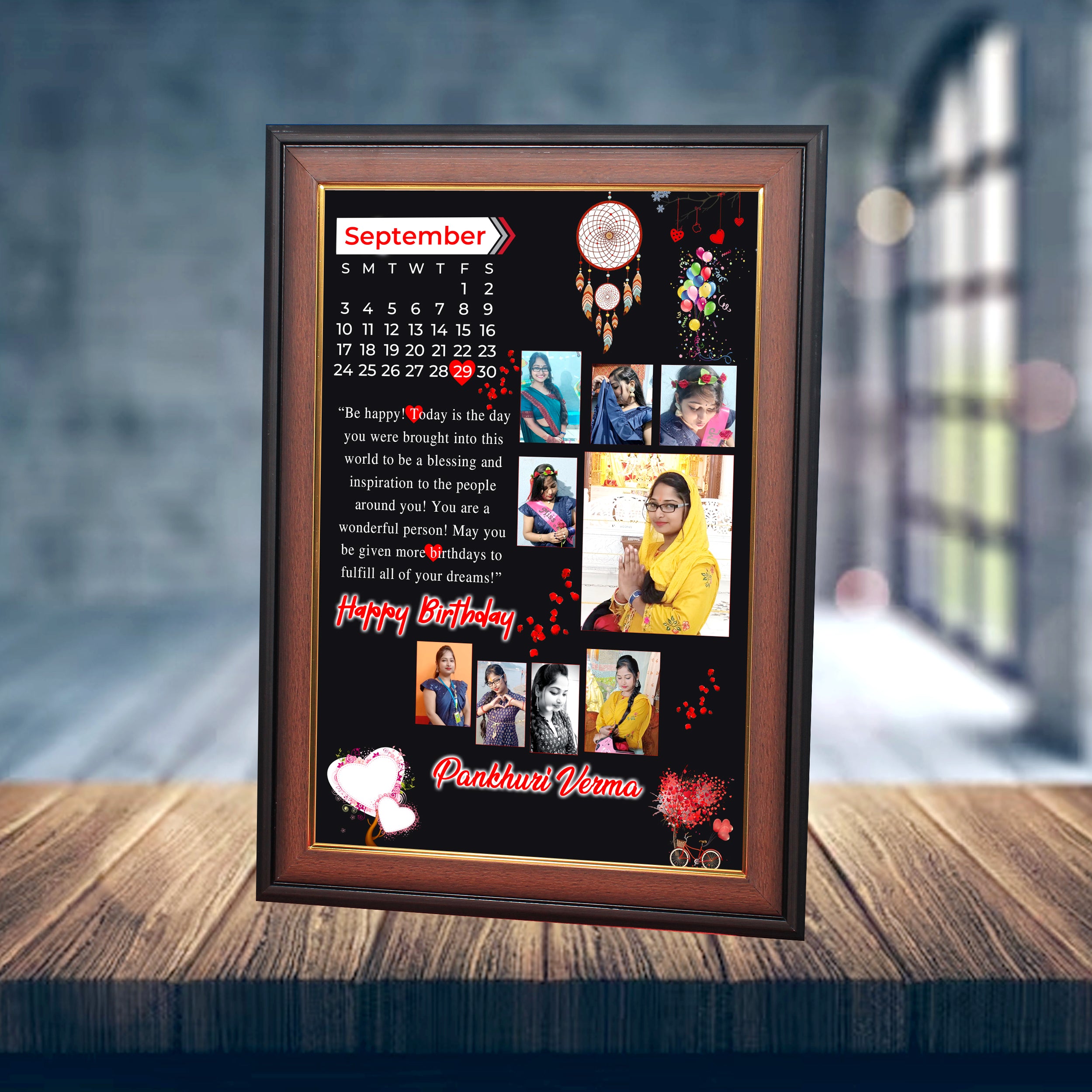 Birthday Memories Collage Frame – HD Printed