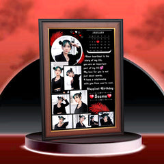 HD LED Birthday Picture Frame – Wooden & Acrylic