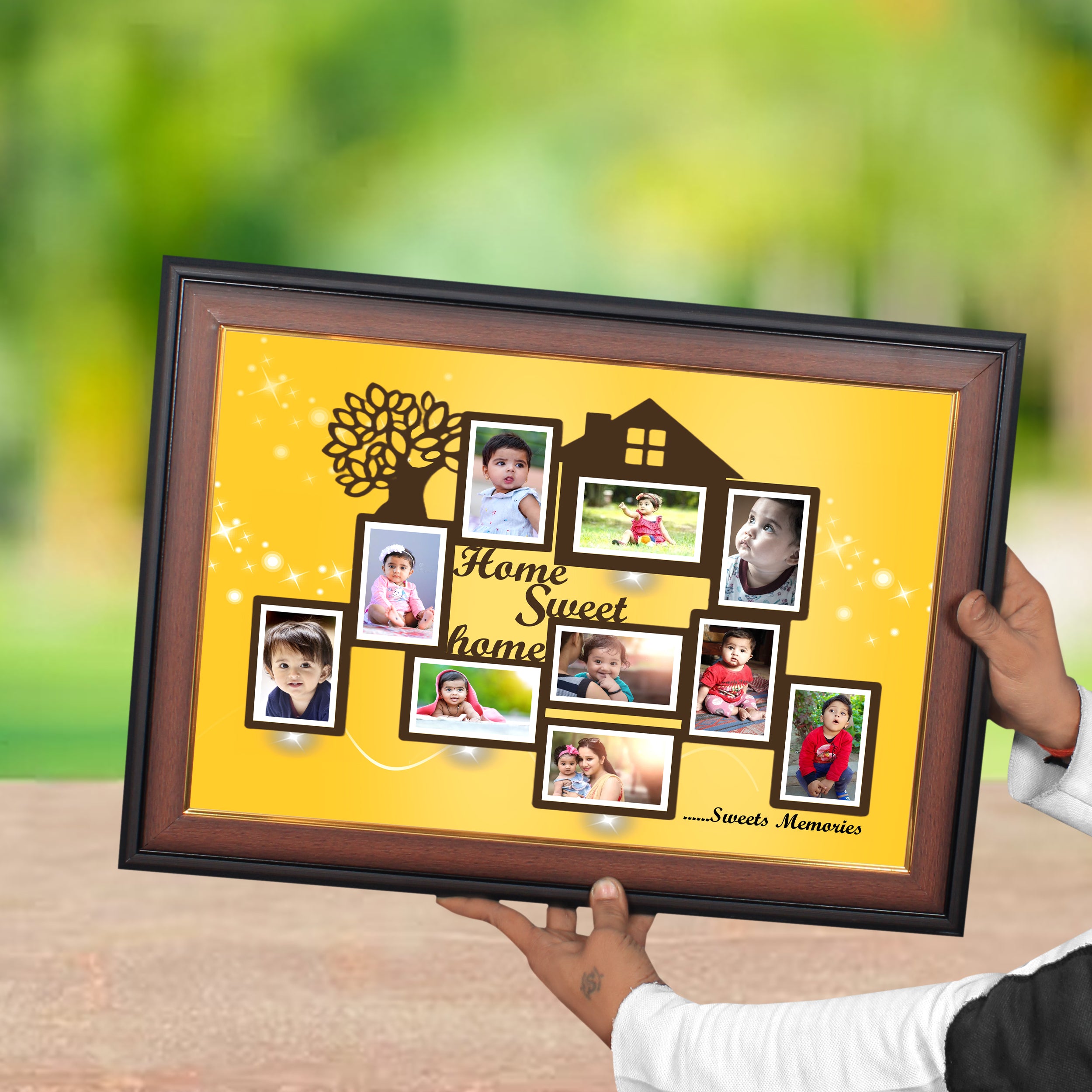 Customized House Theme Photo Collage Frame