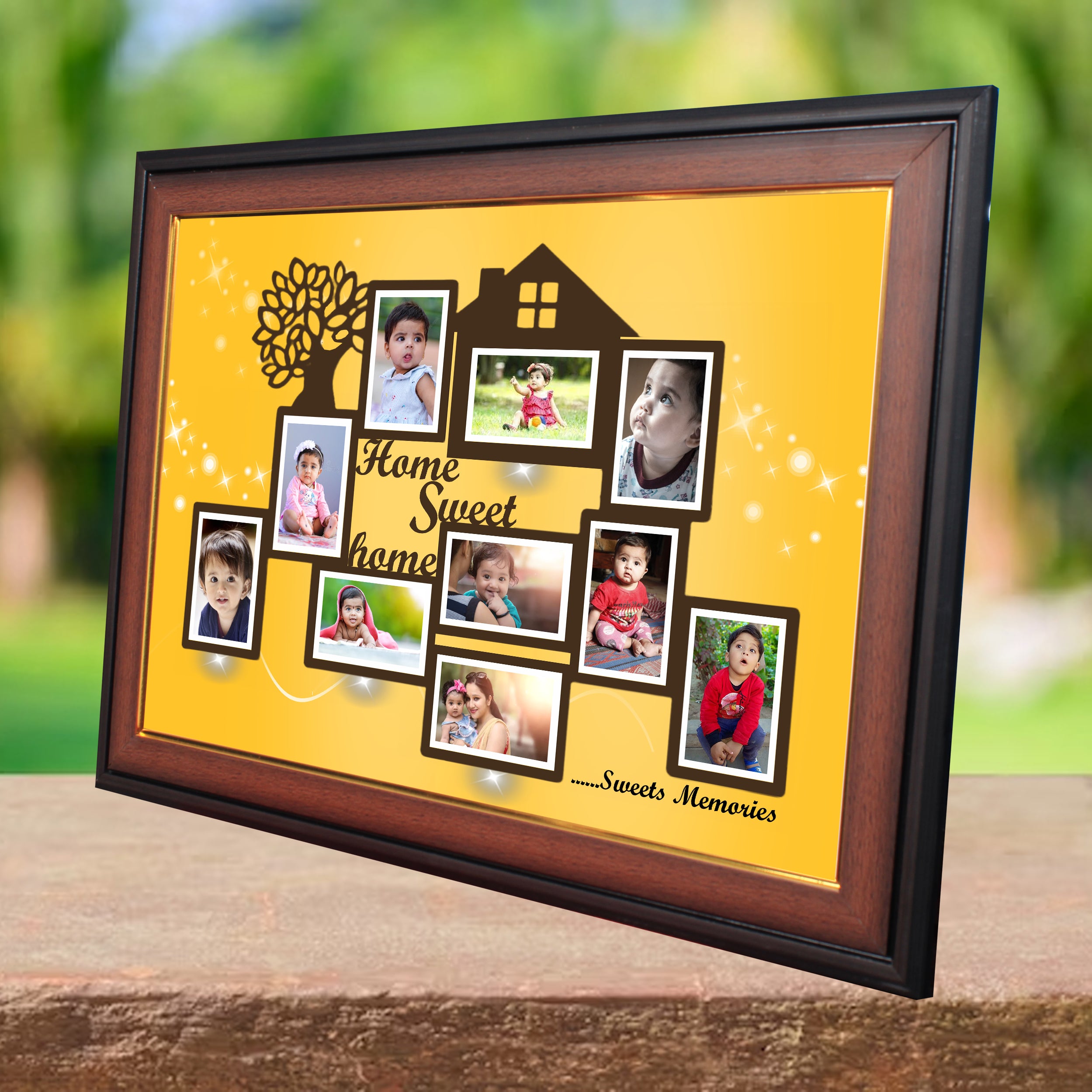 Customized House Theme Photo Collage Frame