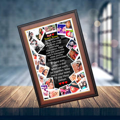 Personalized Multi Picture Frame – Wooden Bit