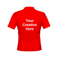 Premium Collar Polo T-Shirt--Red